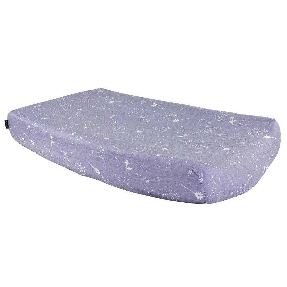 Fairy Dust Oh So Soft Muslin Changing Pad Cover Changing Pad Cover Bebe au Lait   