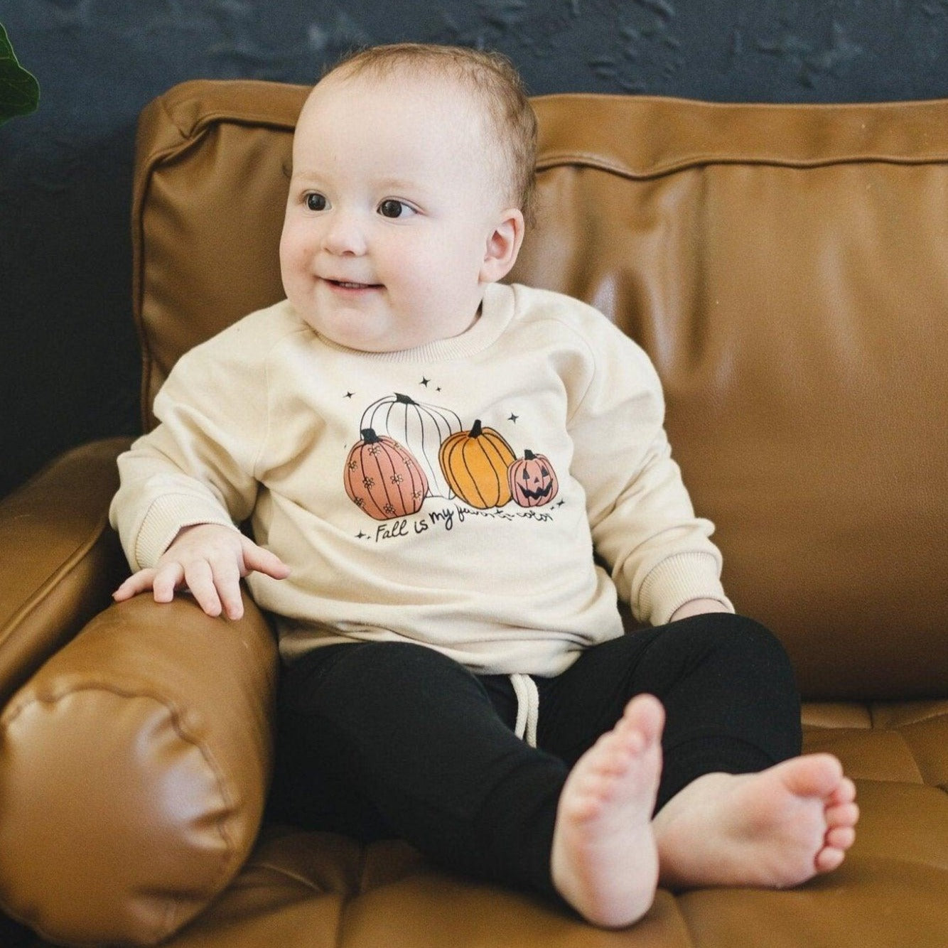 Fall Is My Favorite Color Organic Cotton Crewneck