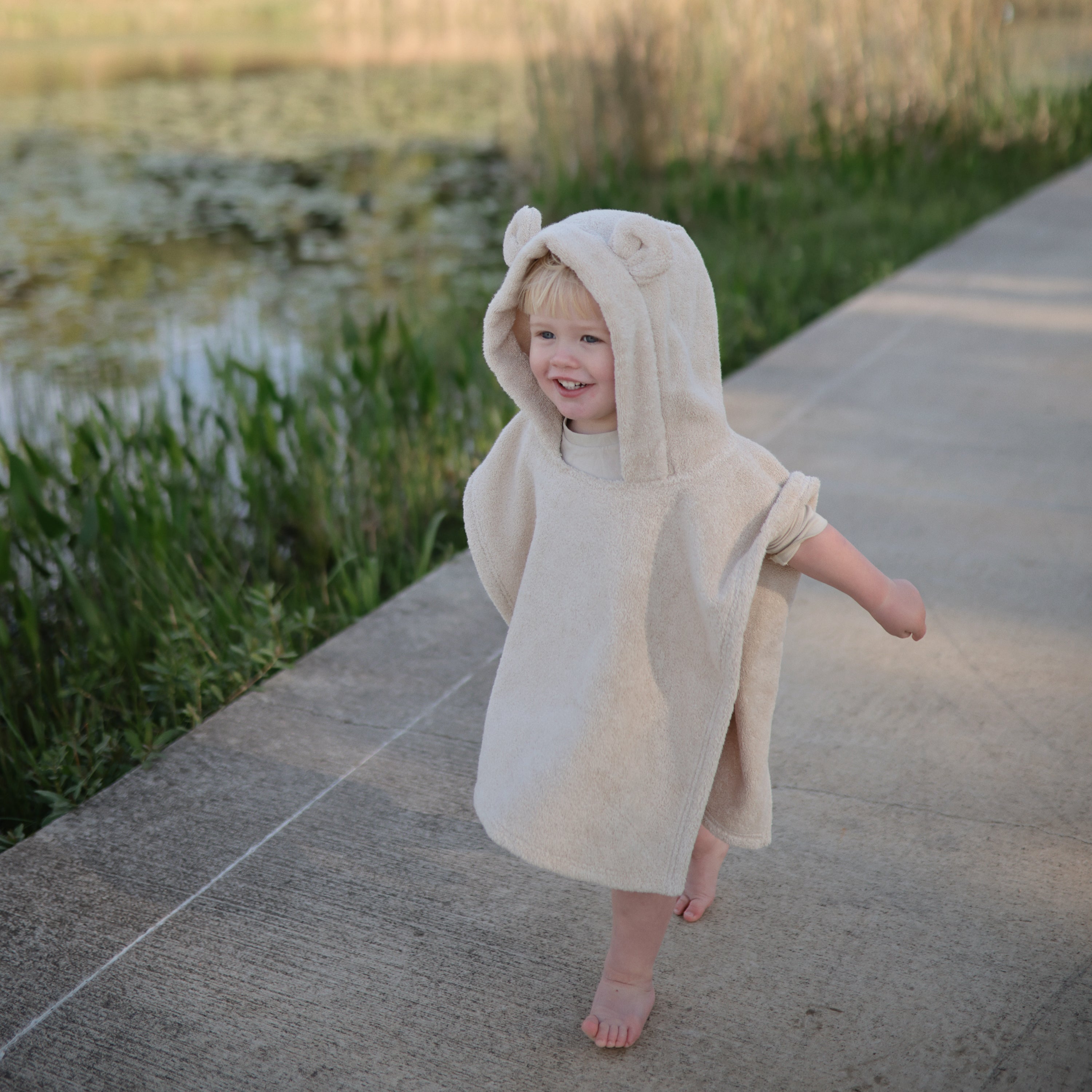 Bear Poncho Towel Hooded Towel Mushie   