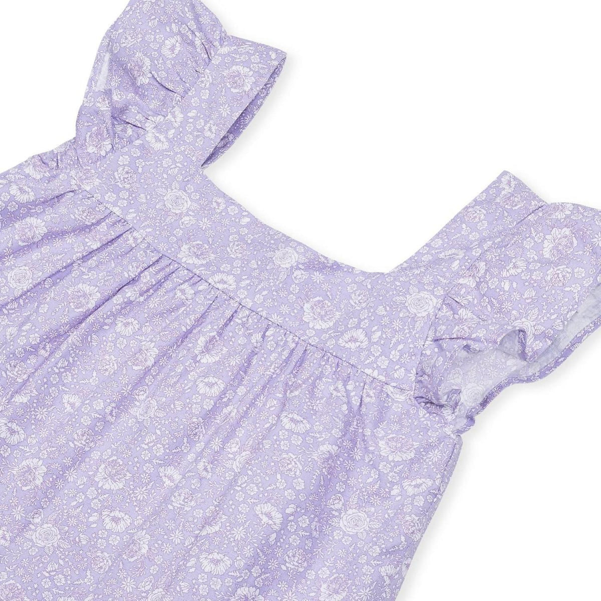 Faux Top Romper - Lavender Fields Floral