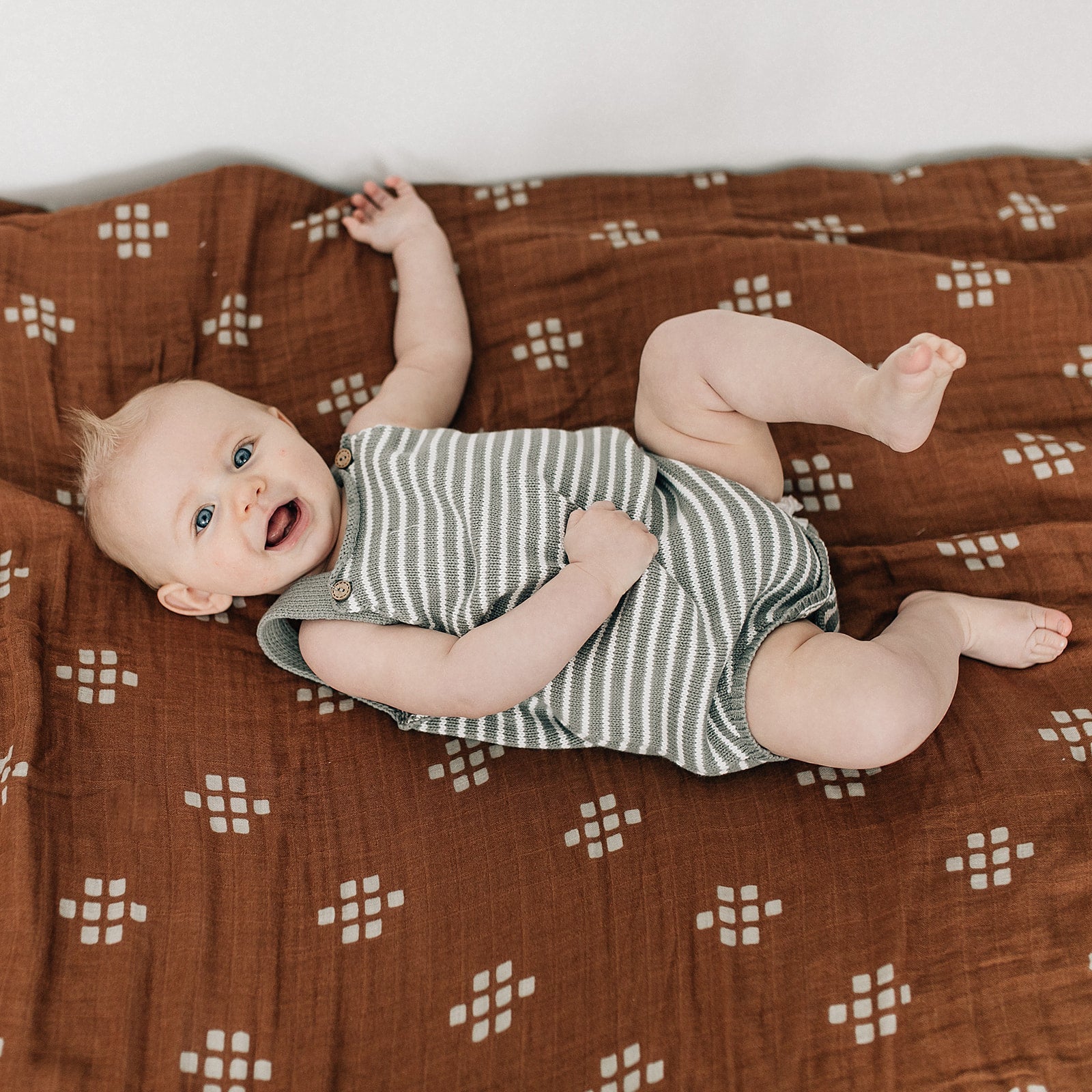 Chestnut Textiles Muslin Swaddle Blanket  Mebie Baby   