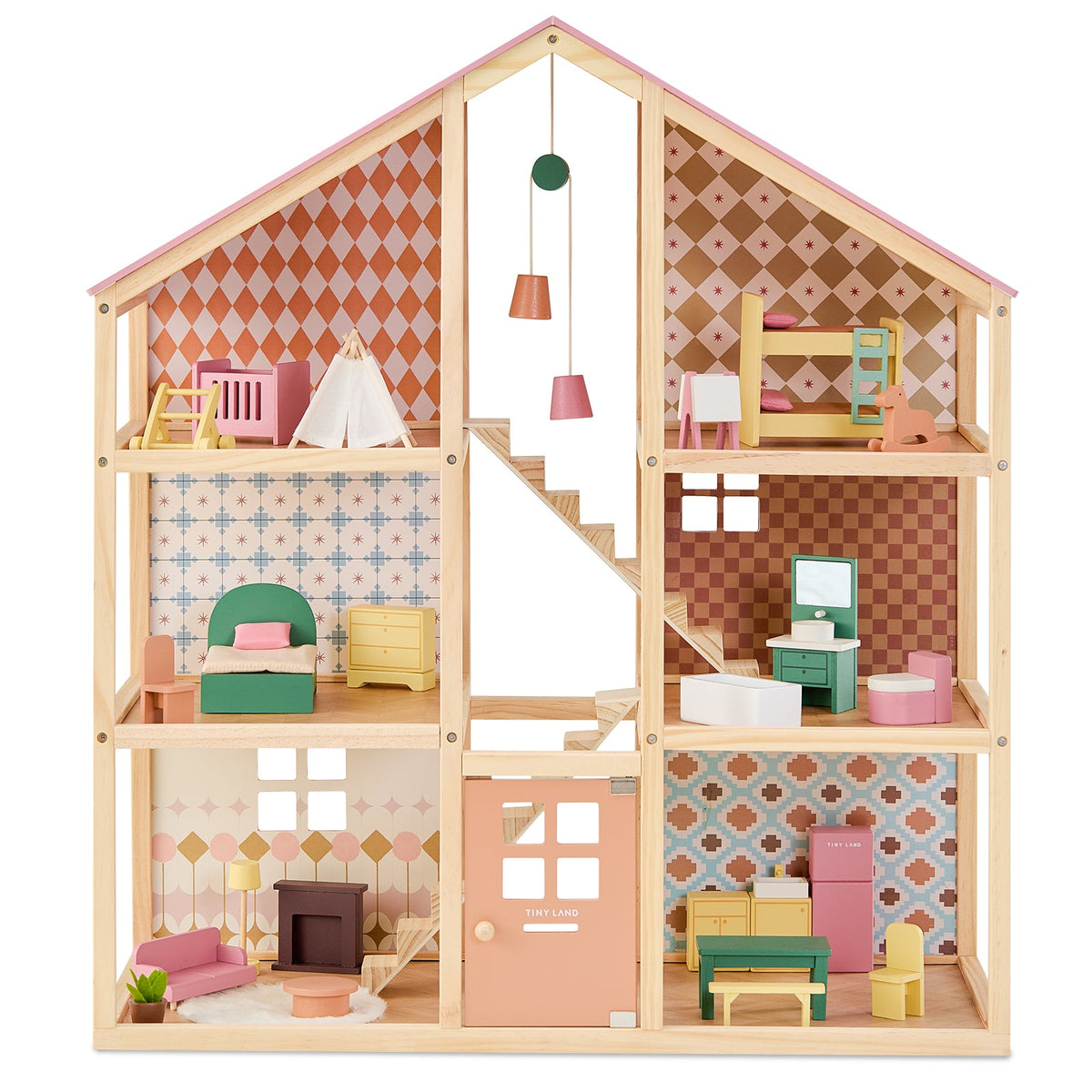 Tiny Land® Sweetwood Dollhouse without Dolls