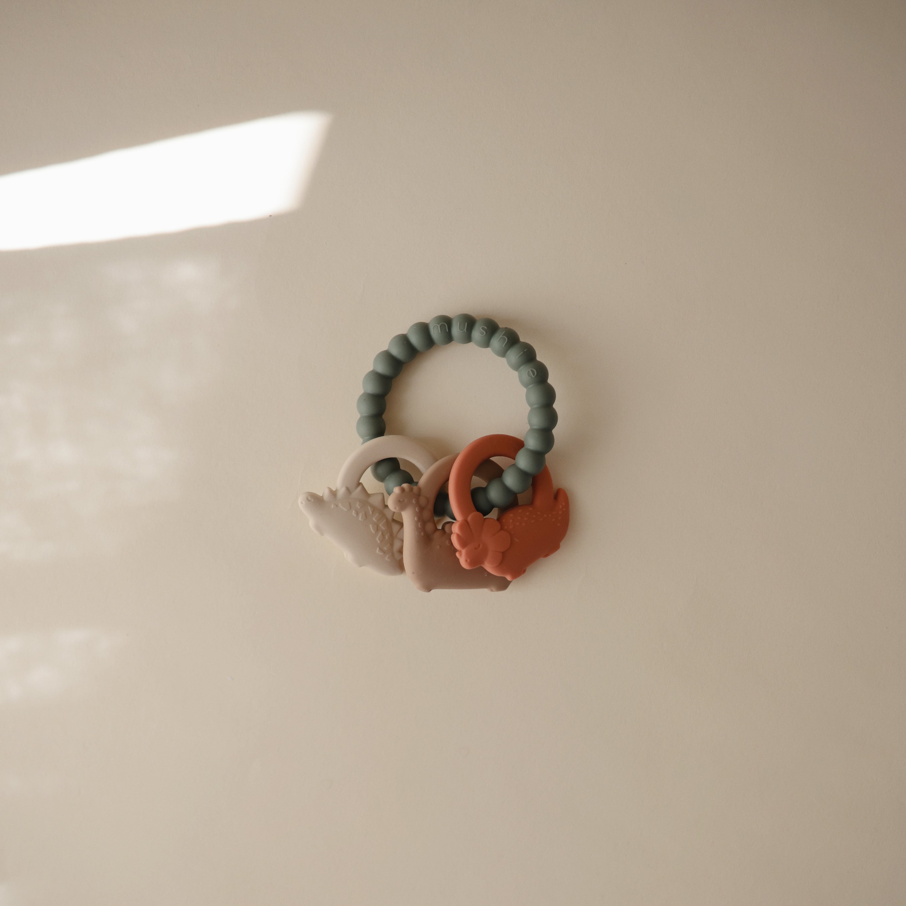 Dino Teething Ring teether Mushie   