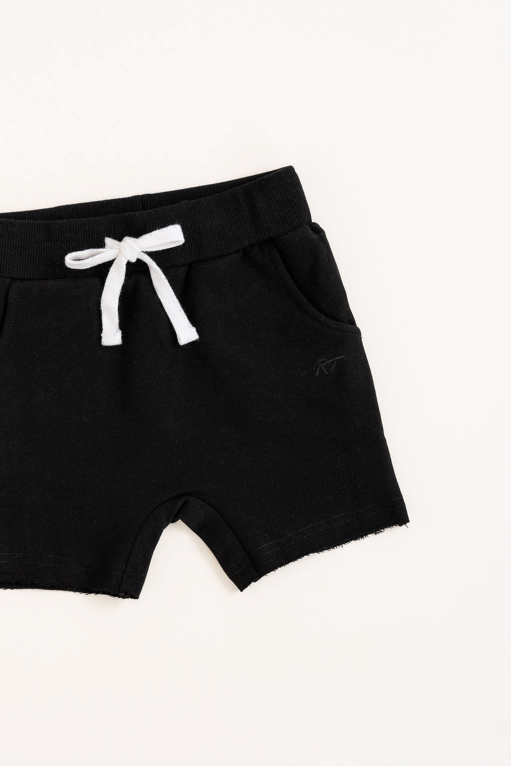 ORGANIC COTTON SHORTS - ONYX