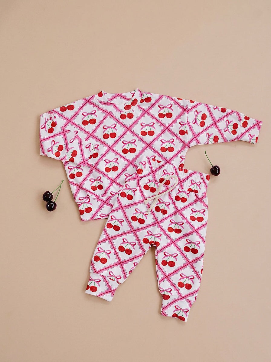 Jogger Set | Cherry Bow