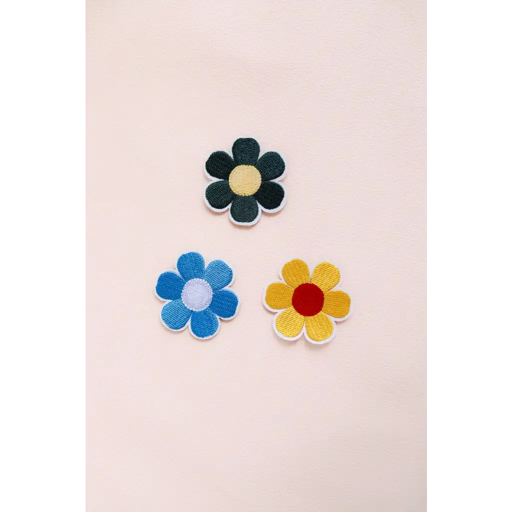 Retro Flower Iron-On Patch