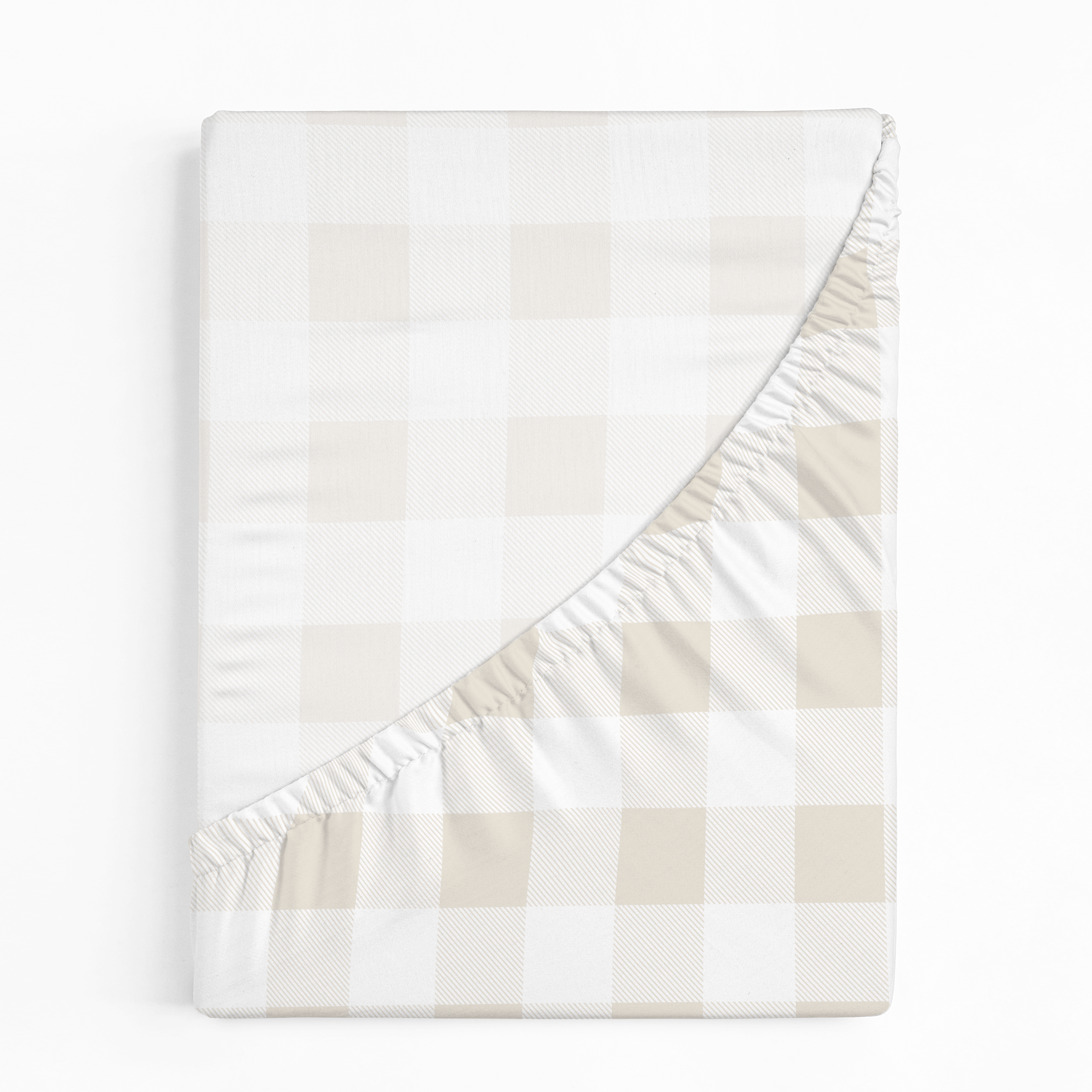 Organic Cotton Sheet Set - Plaid Sheet Set Makemake Organics   