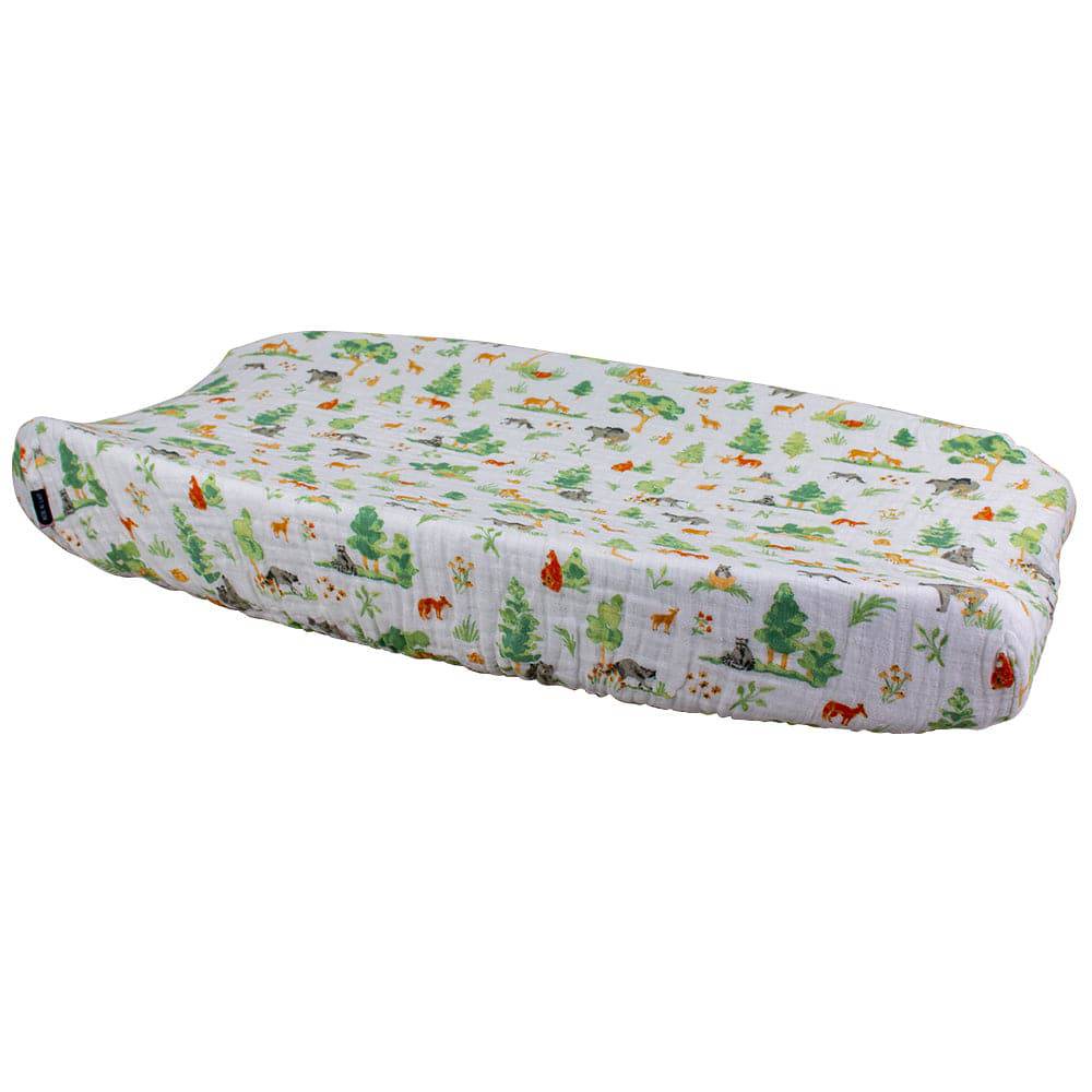 Forest Friends Changing Pad Cover Changing Pad Cover Bebe au Lait   