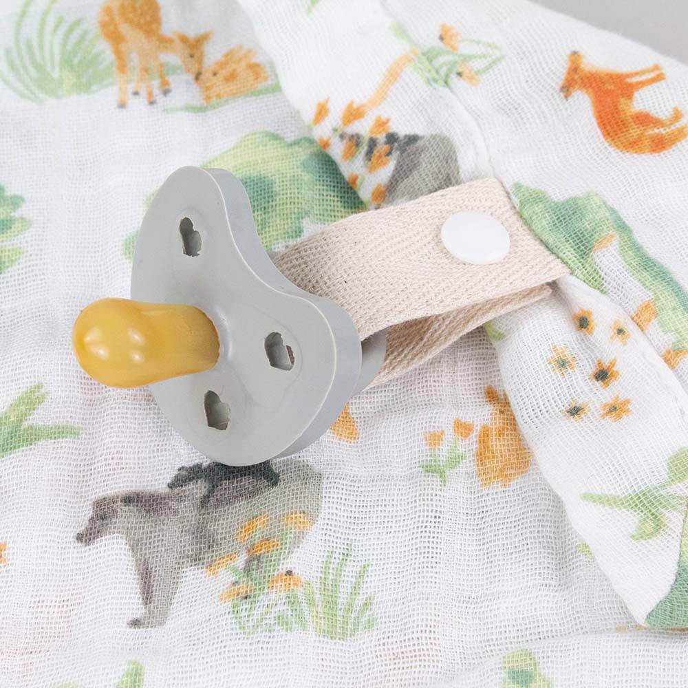 Forest Friends Classic Muslin Teether Blanket Teether Blanket Bebe au Lait   