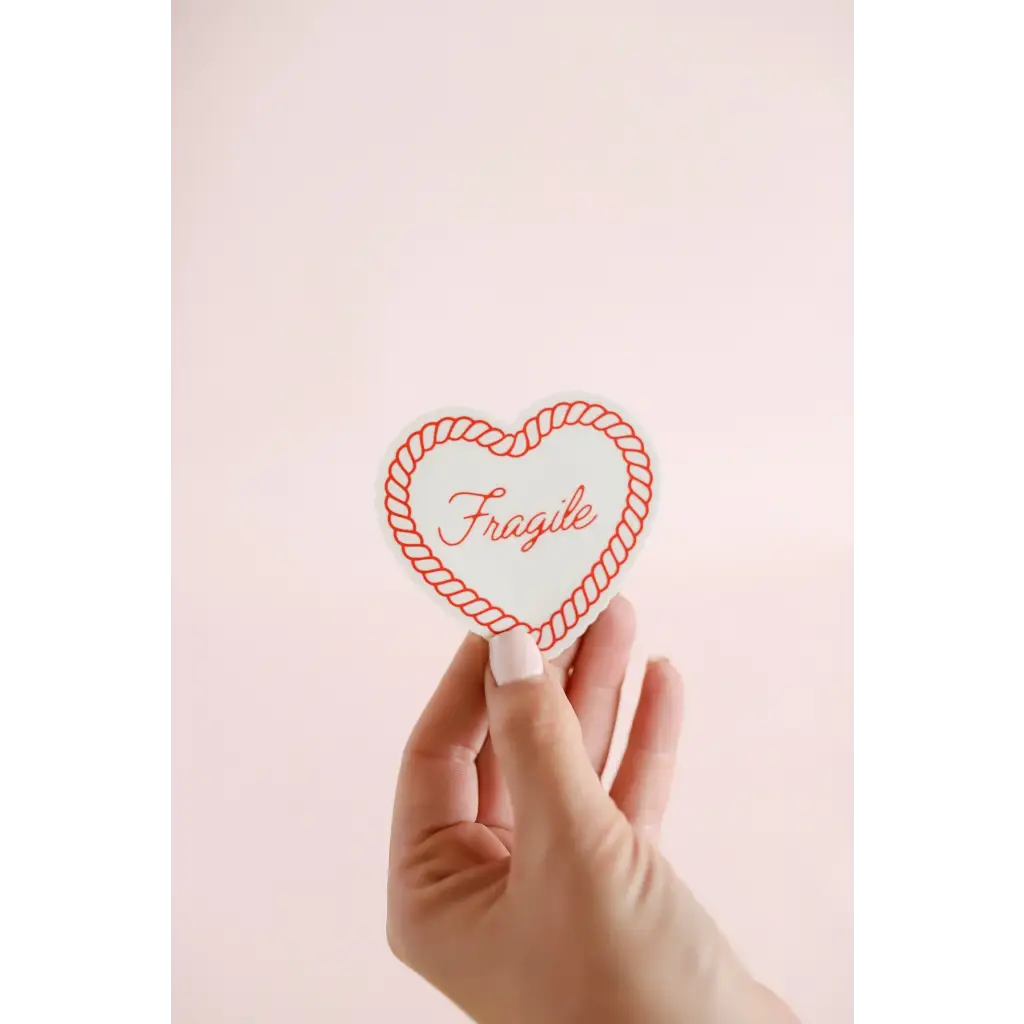 Soft Girl Inspired Fragile Sticker