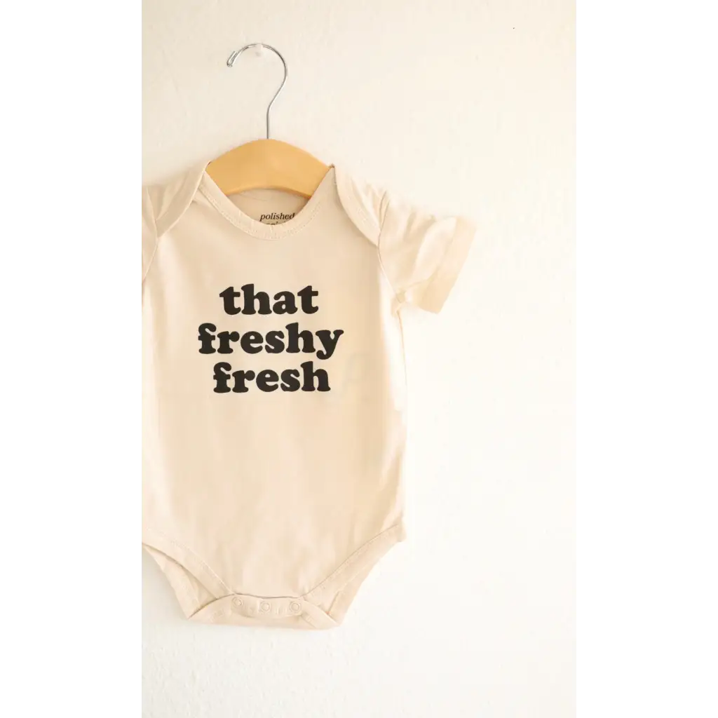 Freshy Fresh Organic Cotton Baby Onesie for New Arrivals