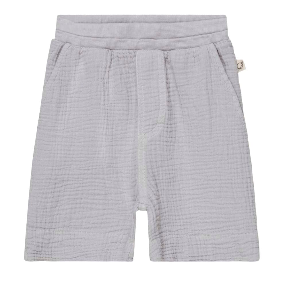 Gauze Bermuda Shorts - Soft Grey