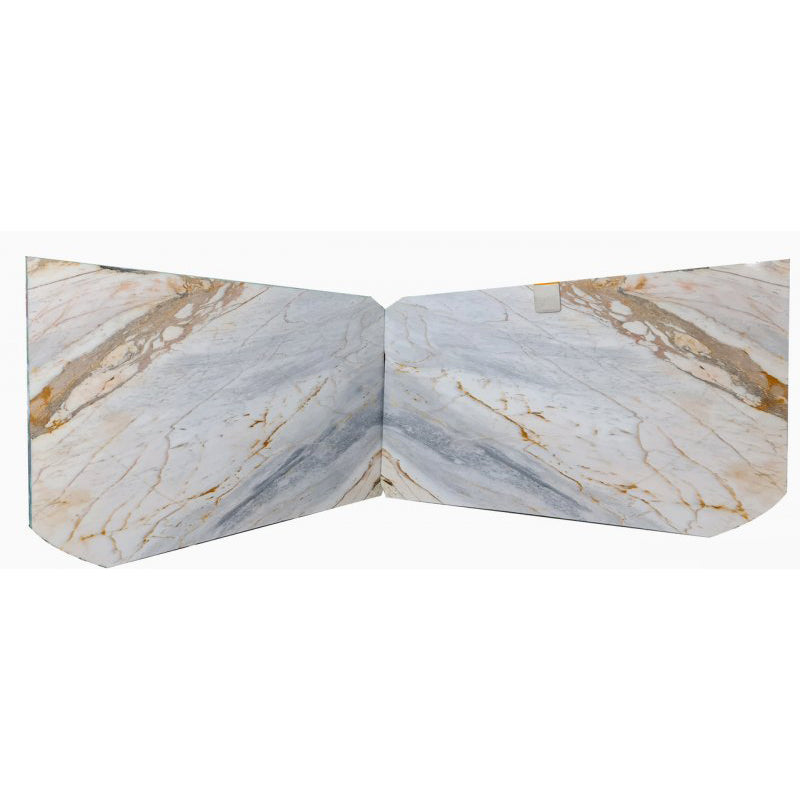 Giallo Grey Bookmatching Marble Slabs Polished - Livfloors Collection