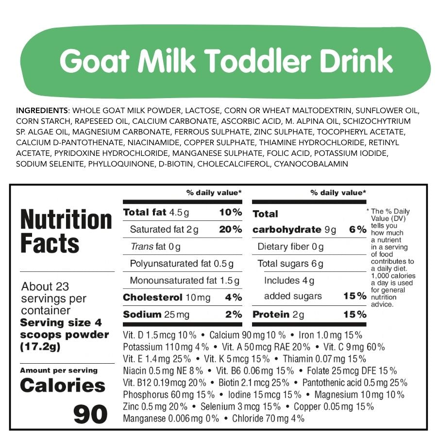 Holle Goat Milk Toddler Drink 6-Tin Bundle