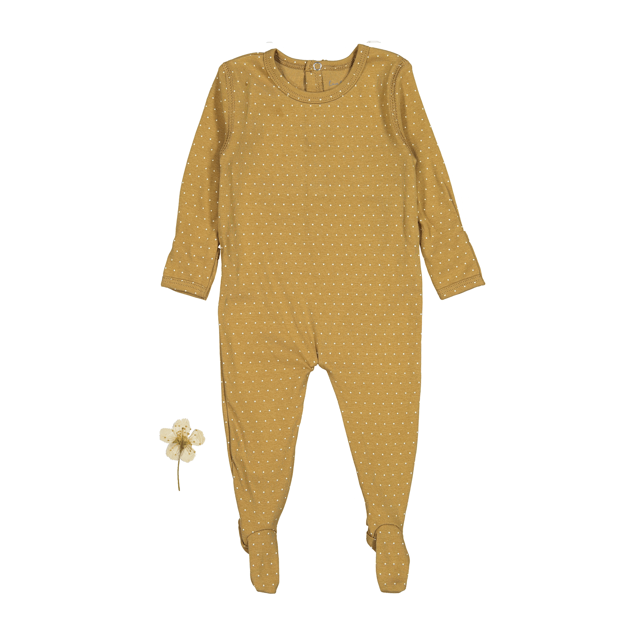 The Printed Romper - Golden Dot