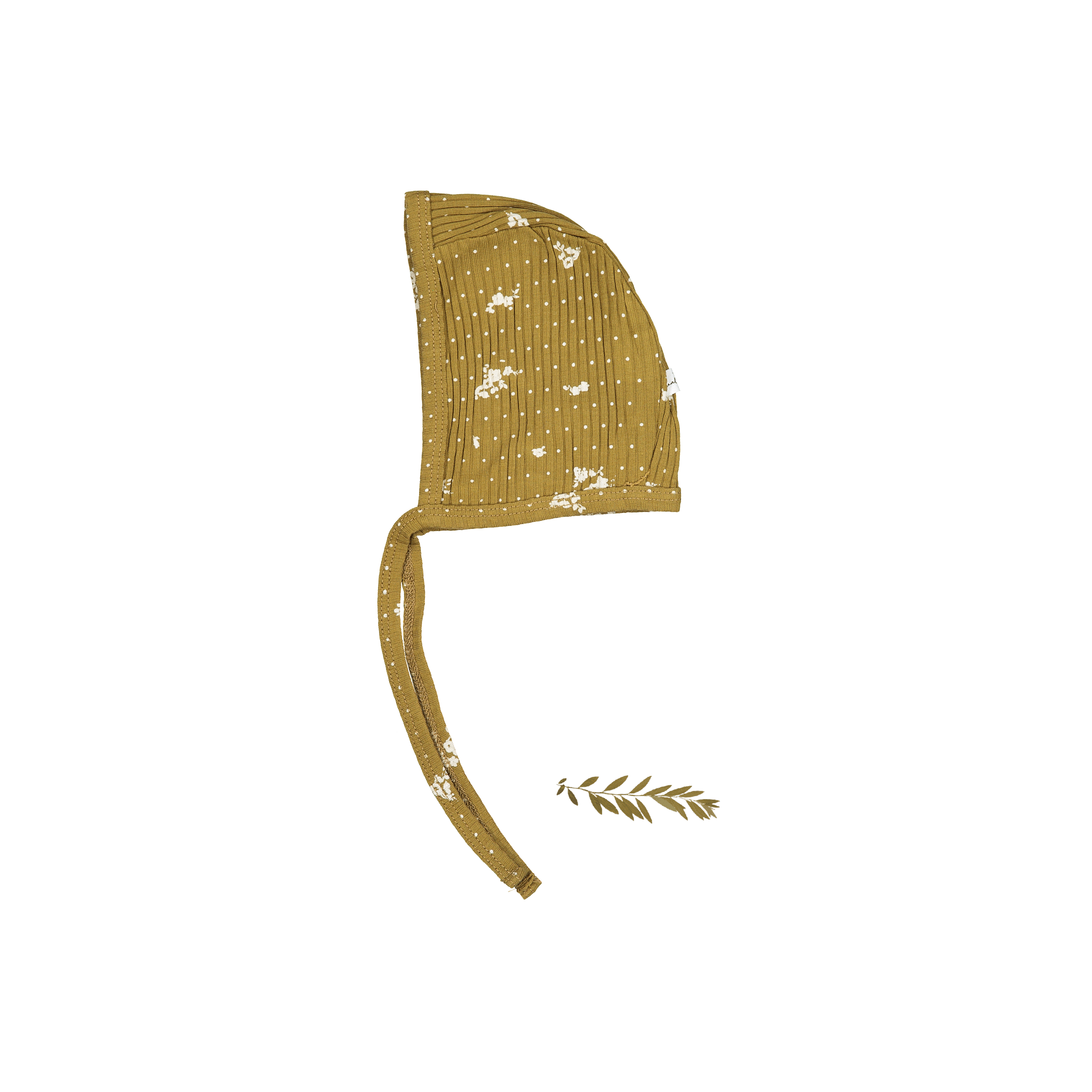 The Printed Bonnet - Golden Floral