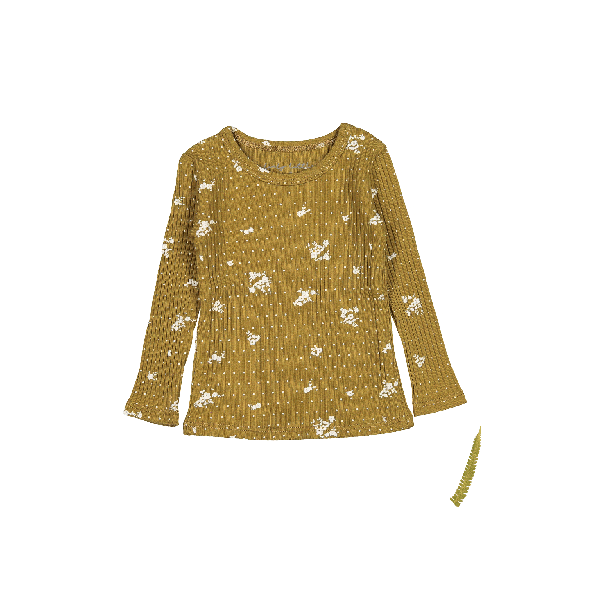 The Printed Long Sleeve Tee - Golden Floral