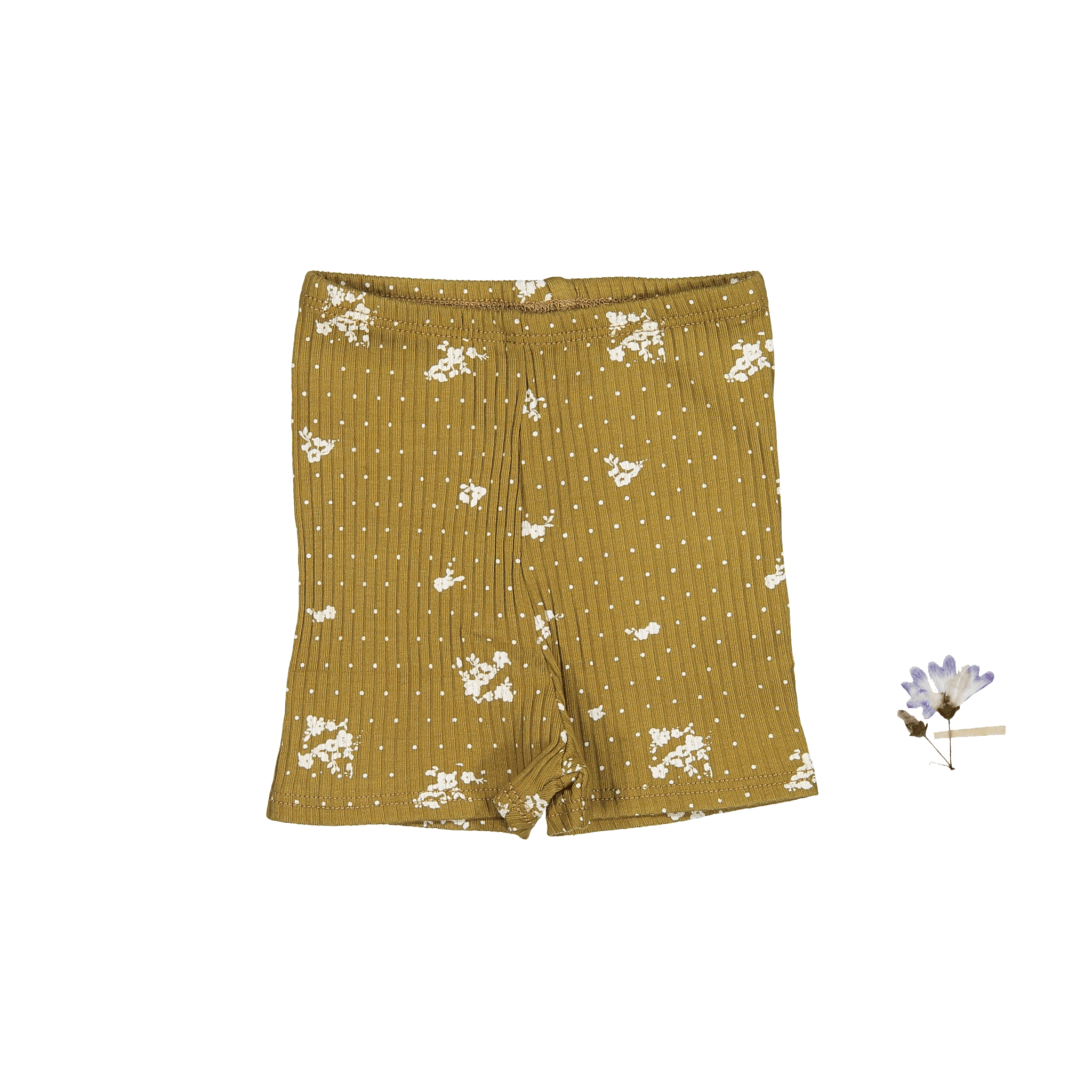 The Printed Short  - Golden Floral