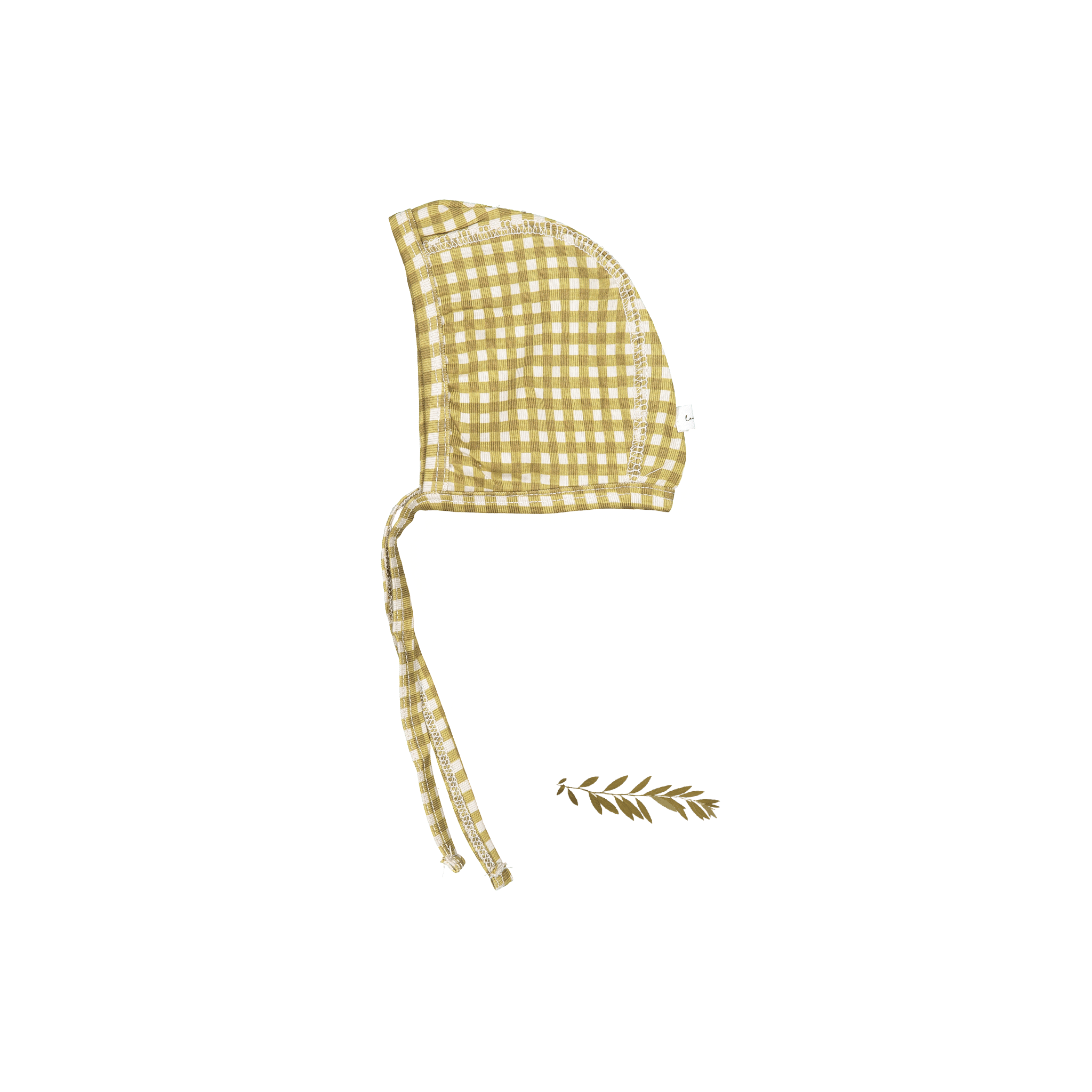 The Printed Bonnet - Golden Gingham