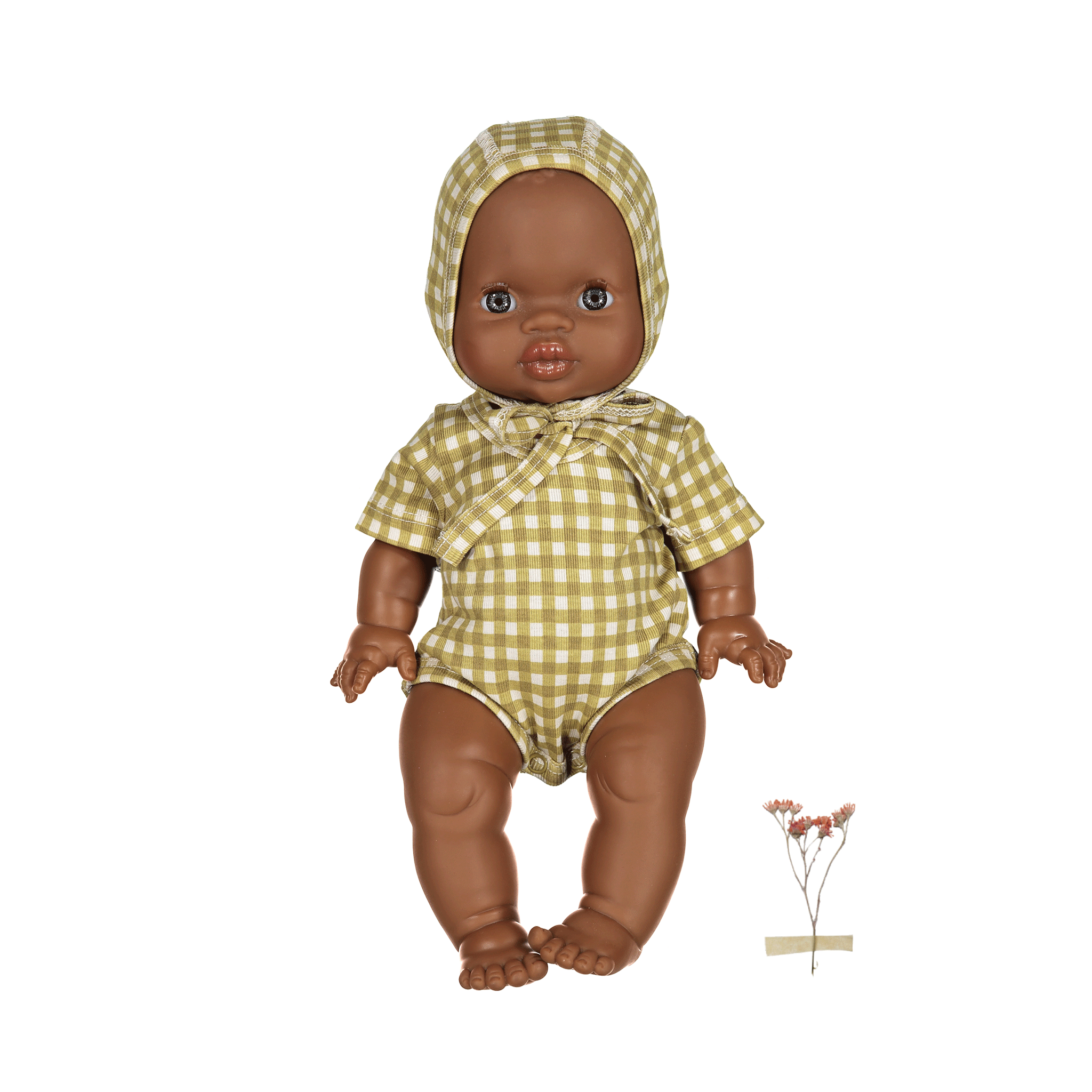 The Printed Doll Clothes - Golden Gingham