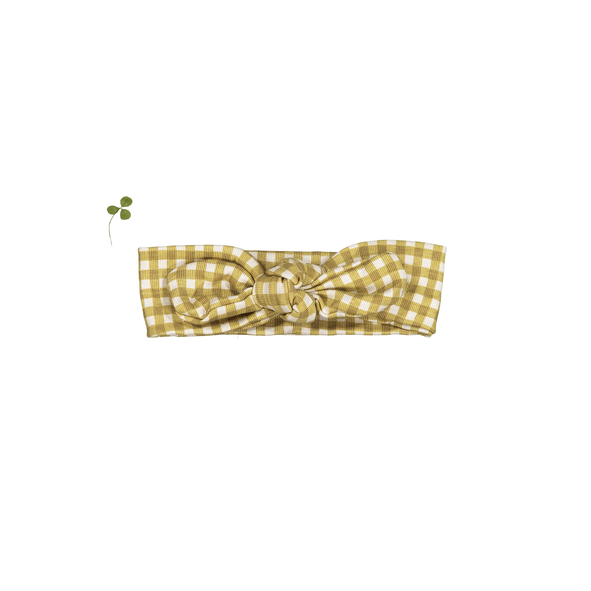 The Printed Headband  - Golden Gingham