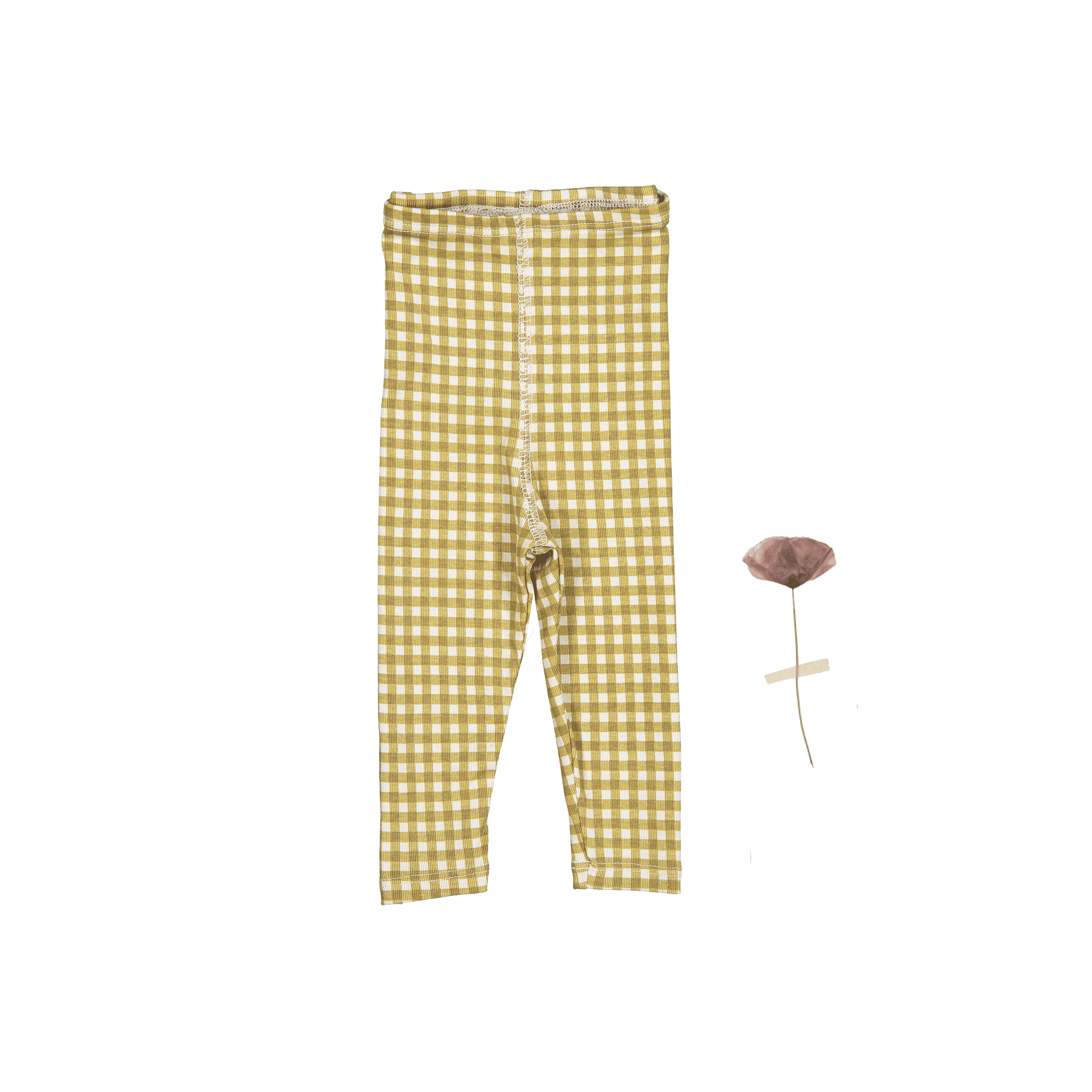 The Printed Legging - Golden Gingham