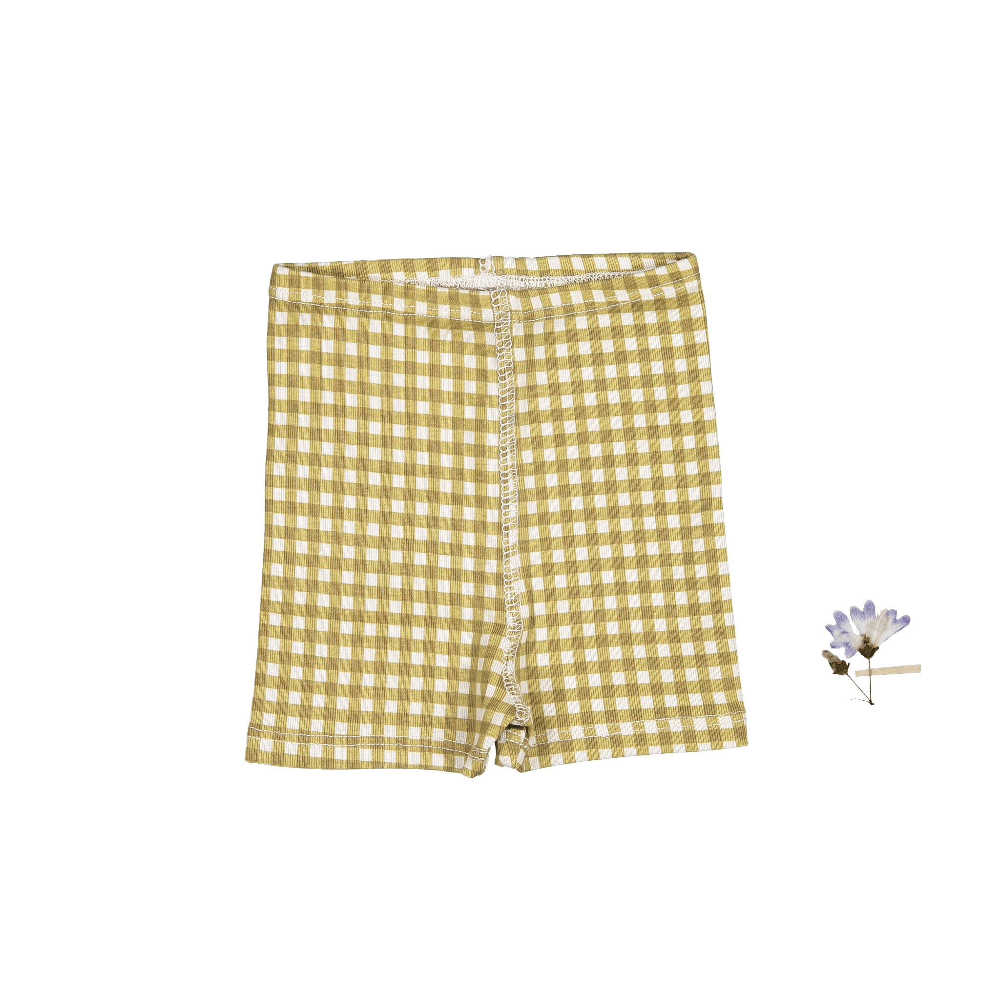 The Printed Short  - Golden Gingham