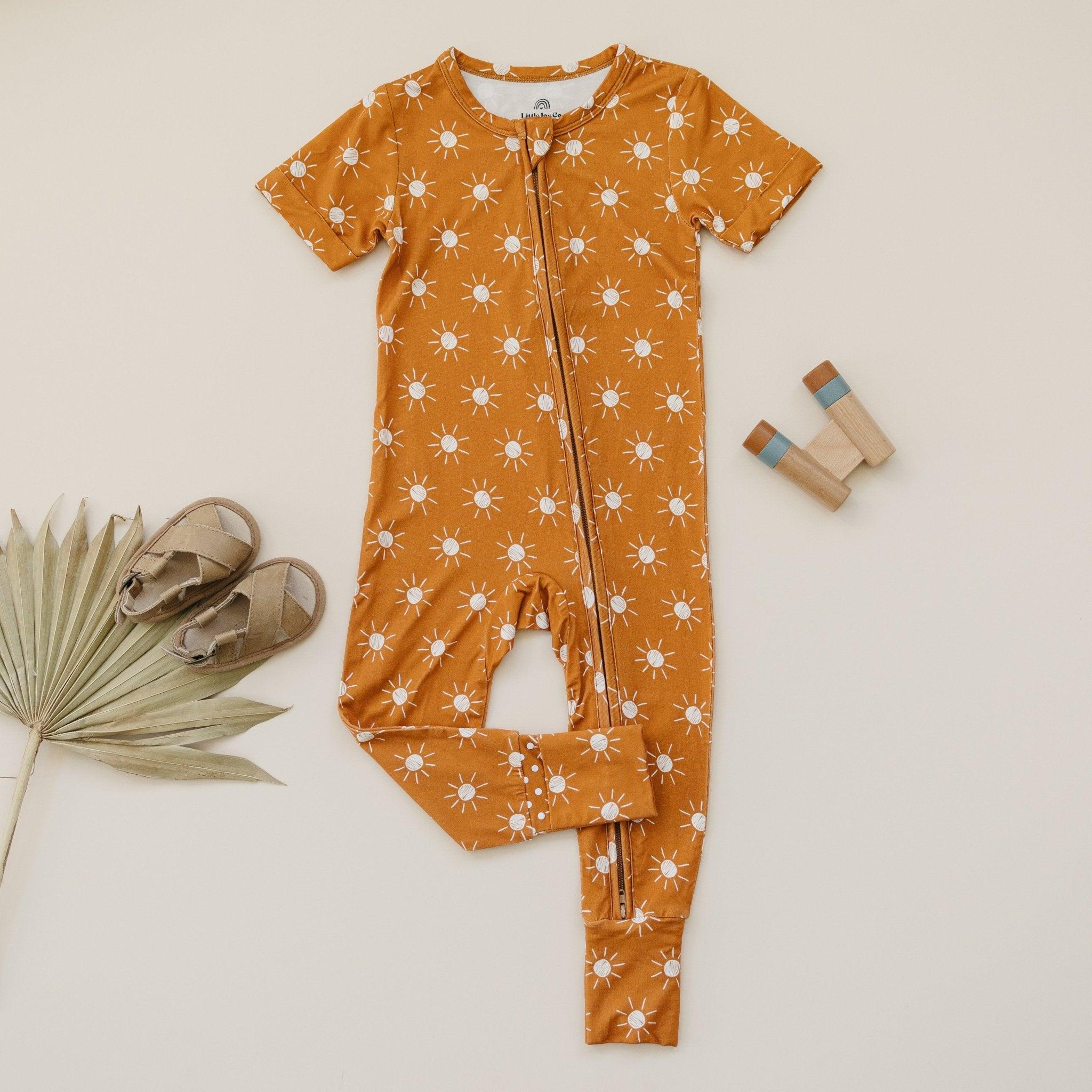 Golden Hour Bamboo Zippy Romper