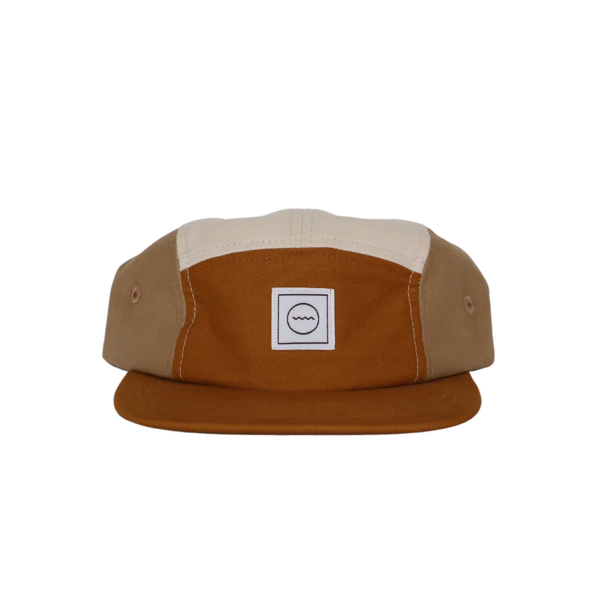 Cotton Five-Panel Hat in Golden Hour