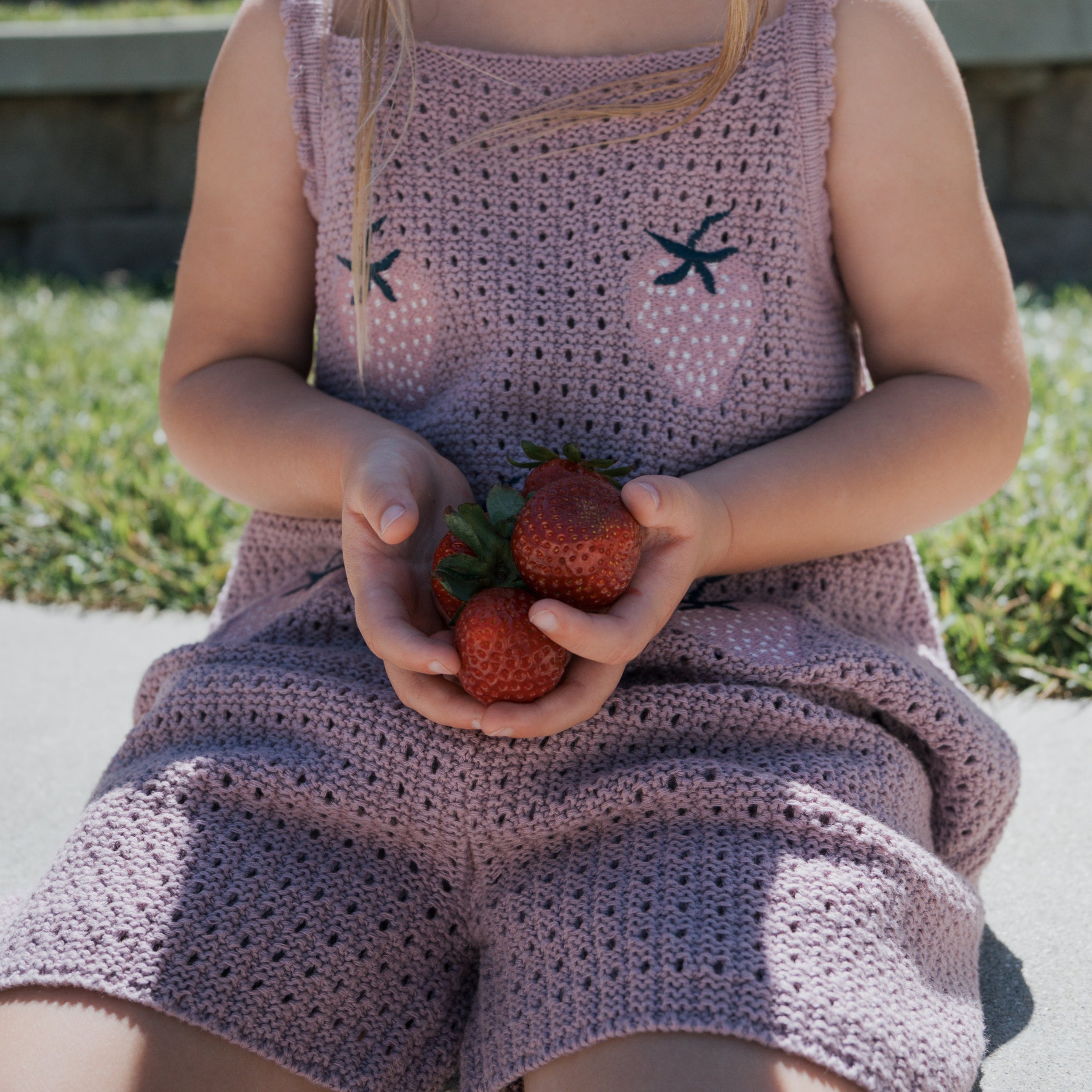 Girl's Knit Short Set | Matilda