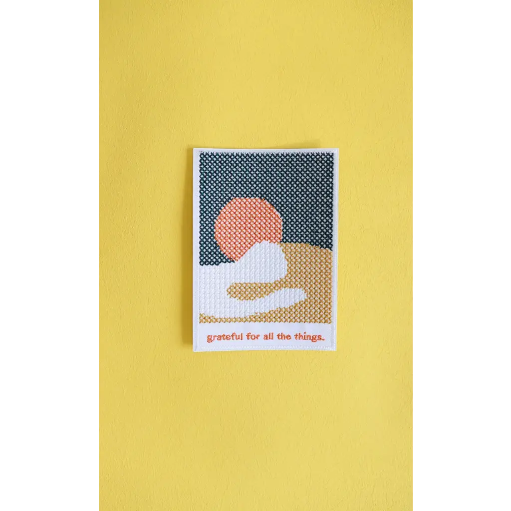 Grateful for All the Things Iron-on Patch