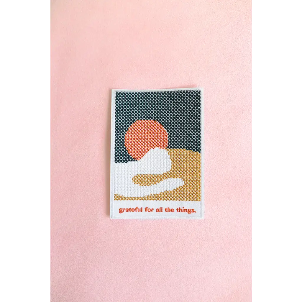 Grateful for All the Things Iron-on Patch