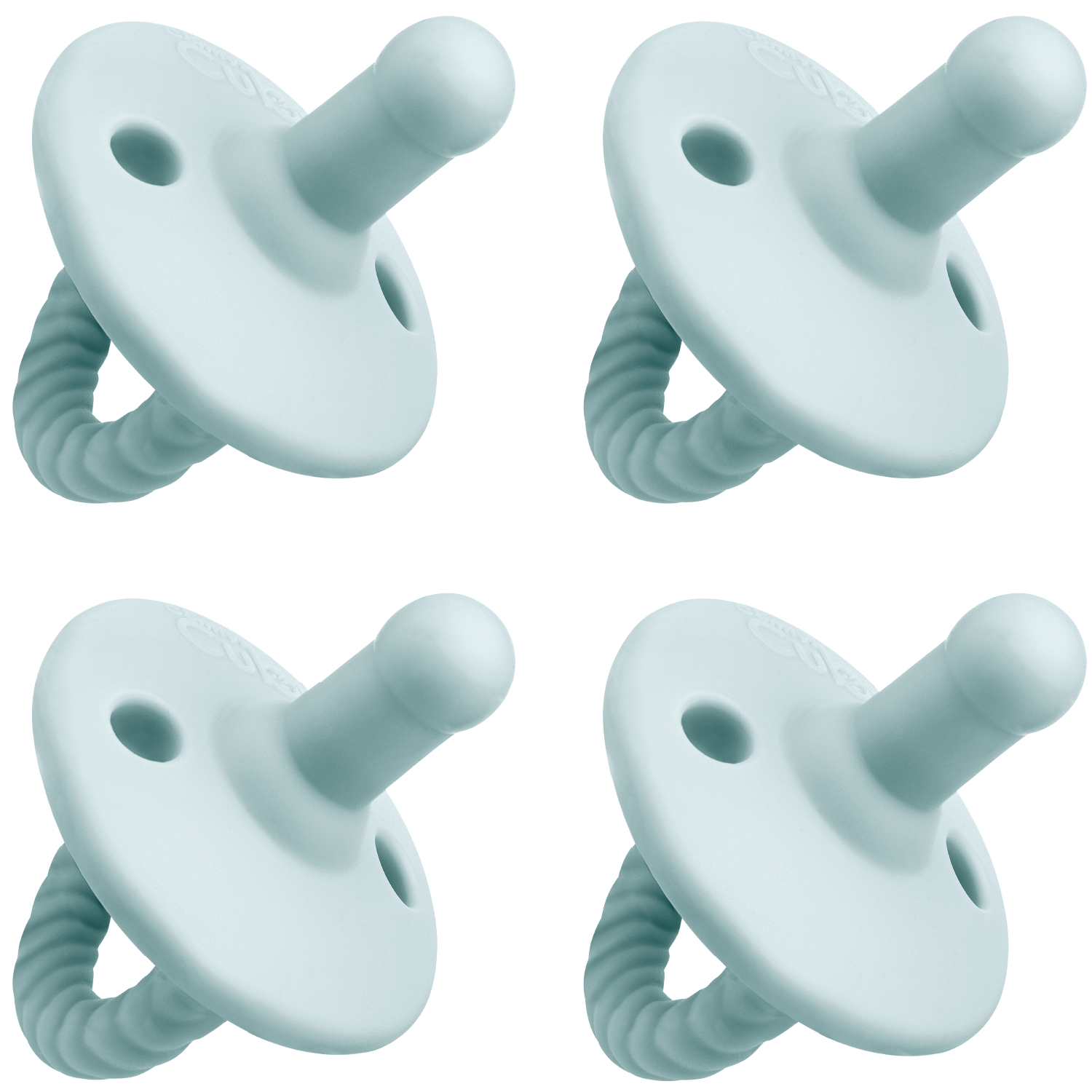 Pacifiers, 4 Pack by Comfy Cubs - Earth Green