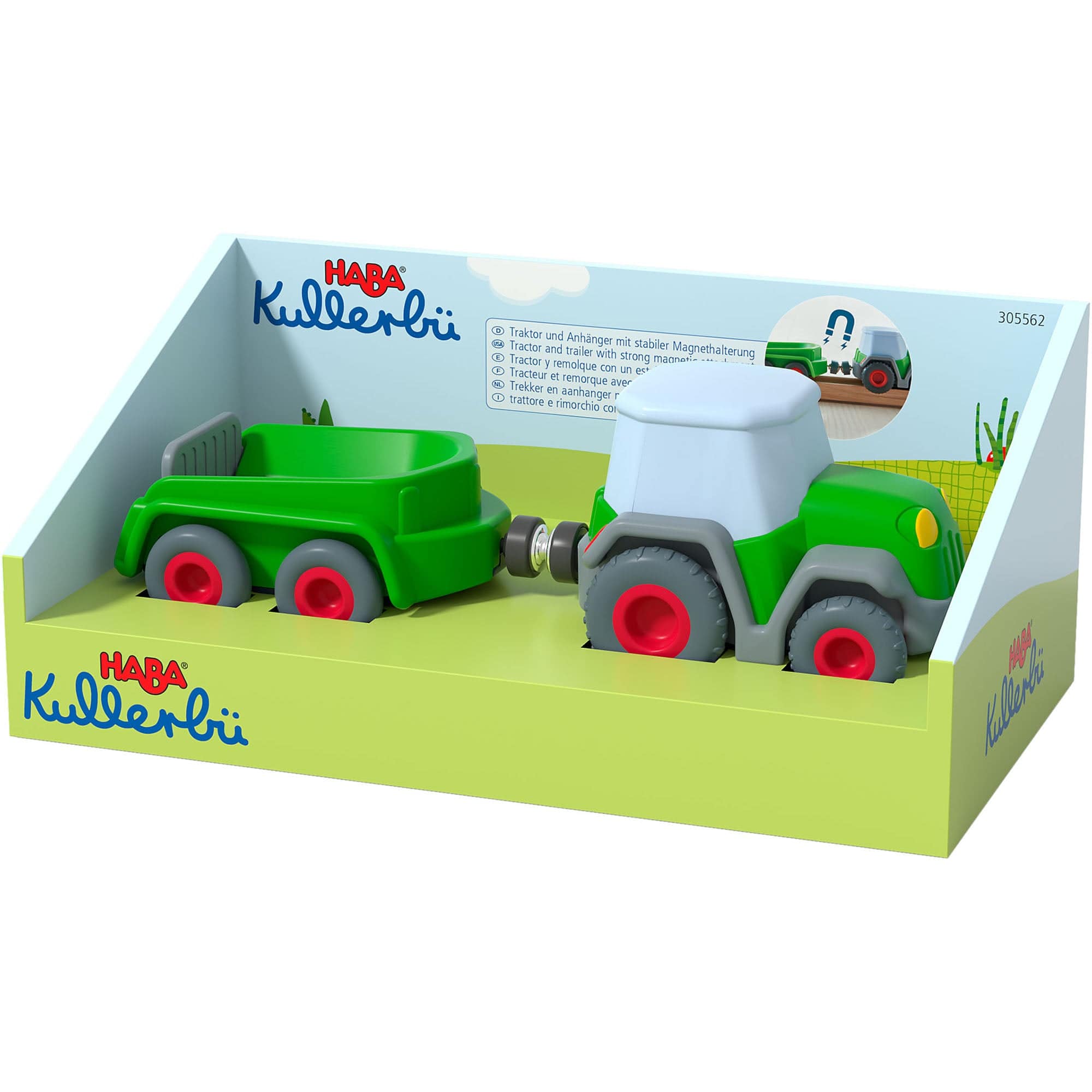 Kullerbu Tractor and Trailer with Momentum Motor Kullerbu Tractor and Trailer with Momentum Motor