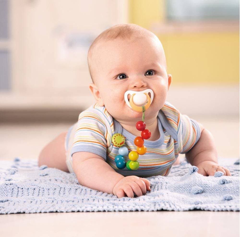 Rainbow Pearls Pacifier Holder