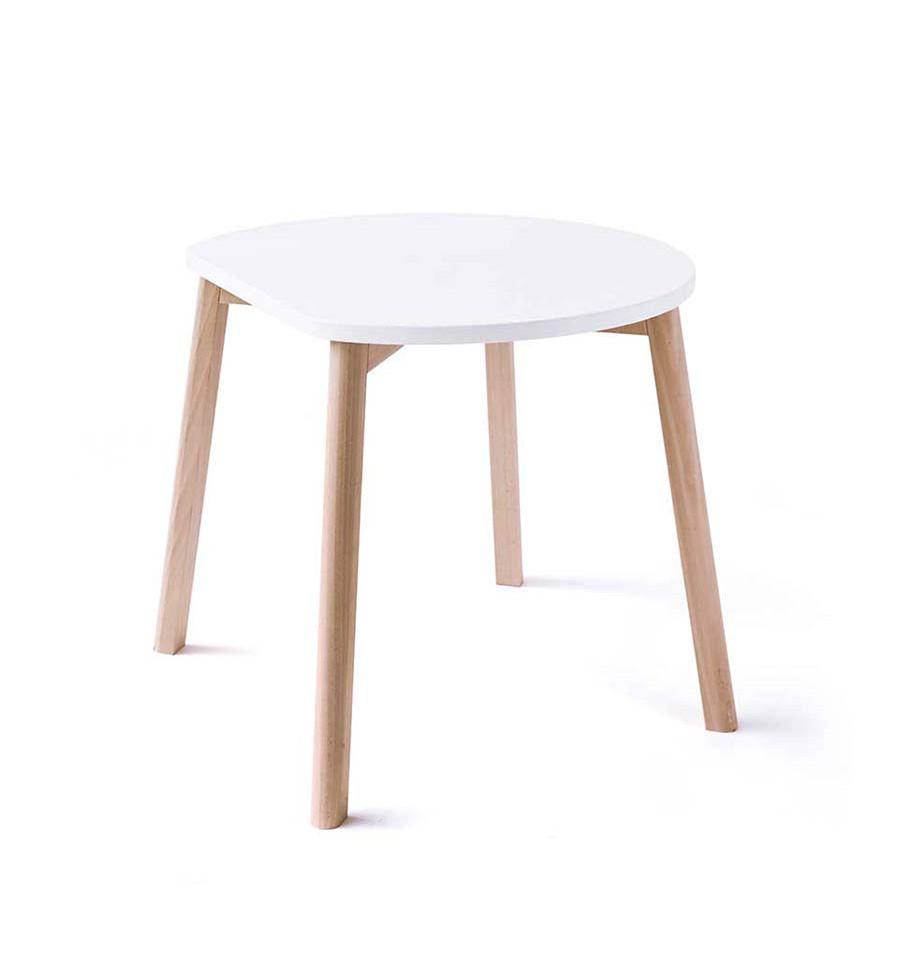 Half Moon Table in White  Ooh Noo   