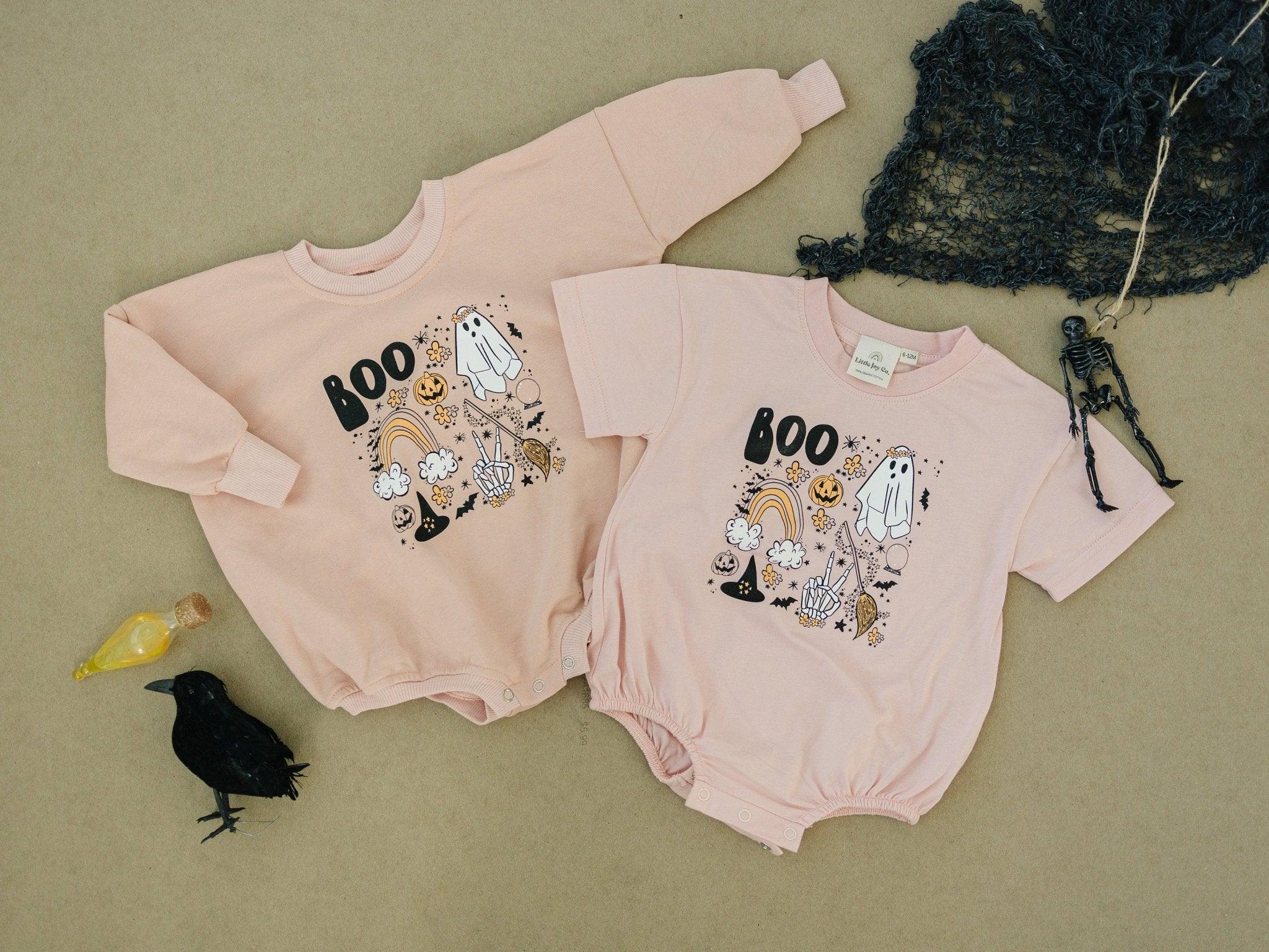 Halloween Sweatshirt Romper