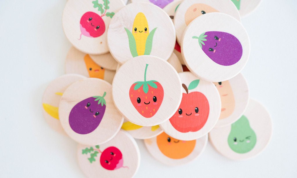 Happy Farmer's Market Matching Tiles