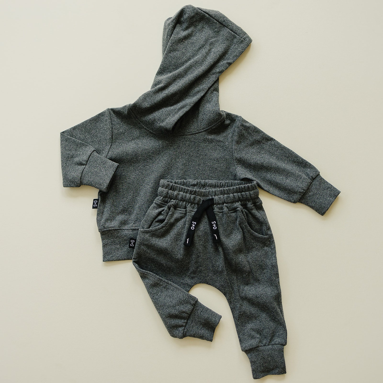 Harley Jogger Set  Olive + Scout Grey 3-6M 