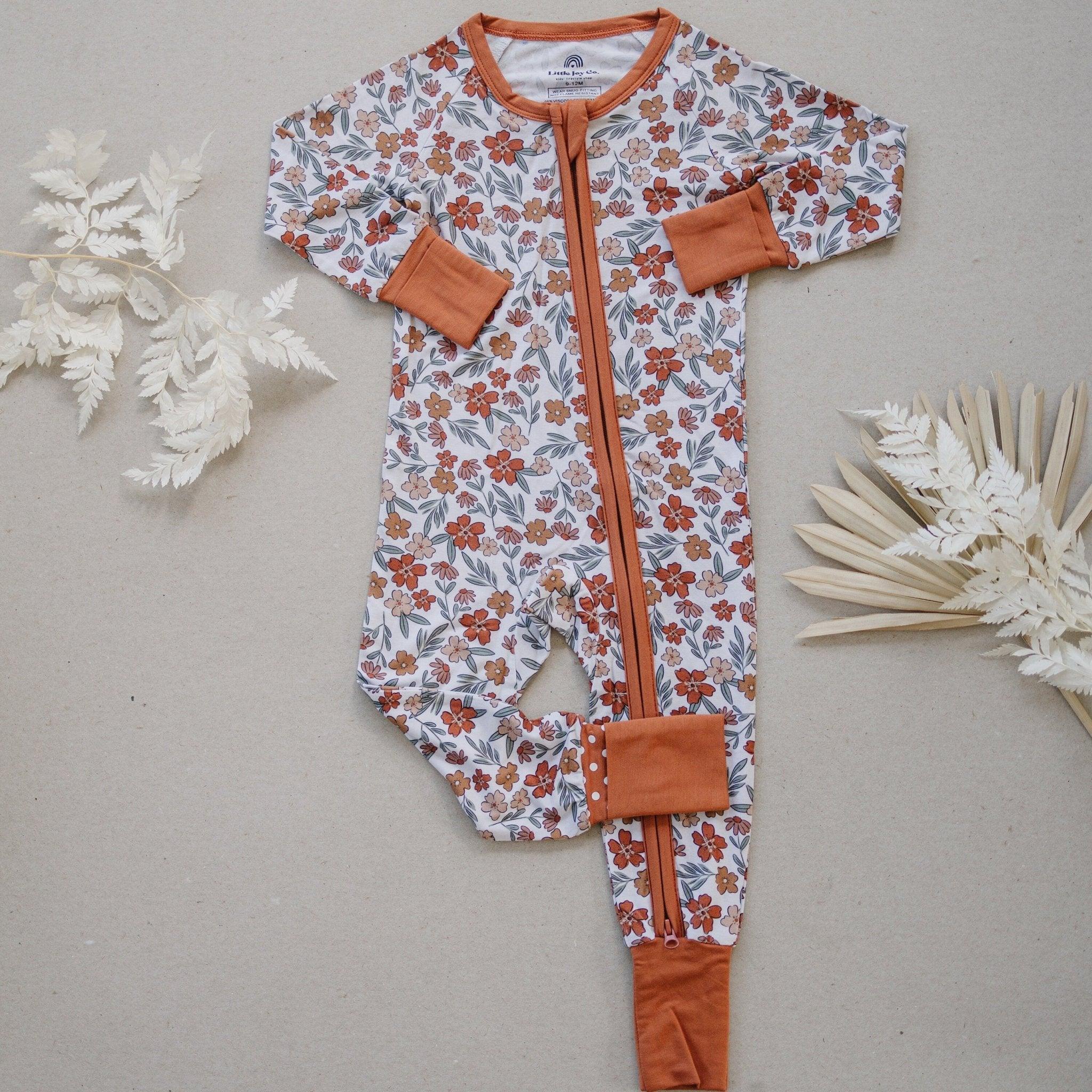 Harvest Hues Bamboo Zippy Romper