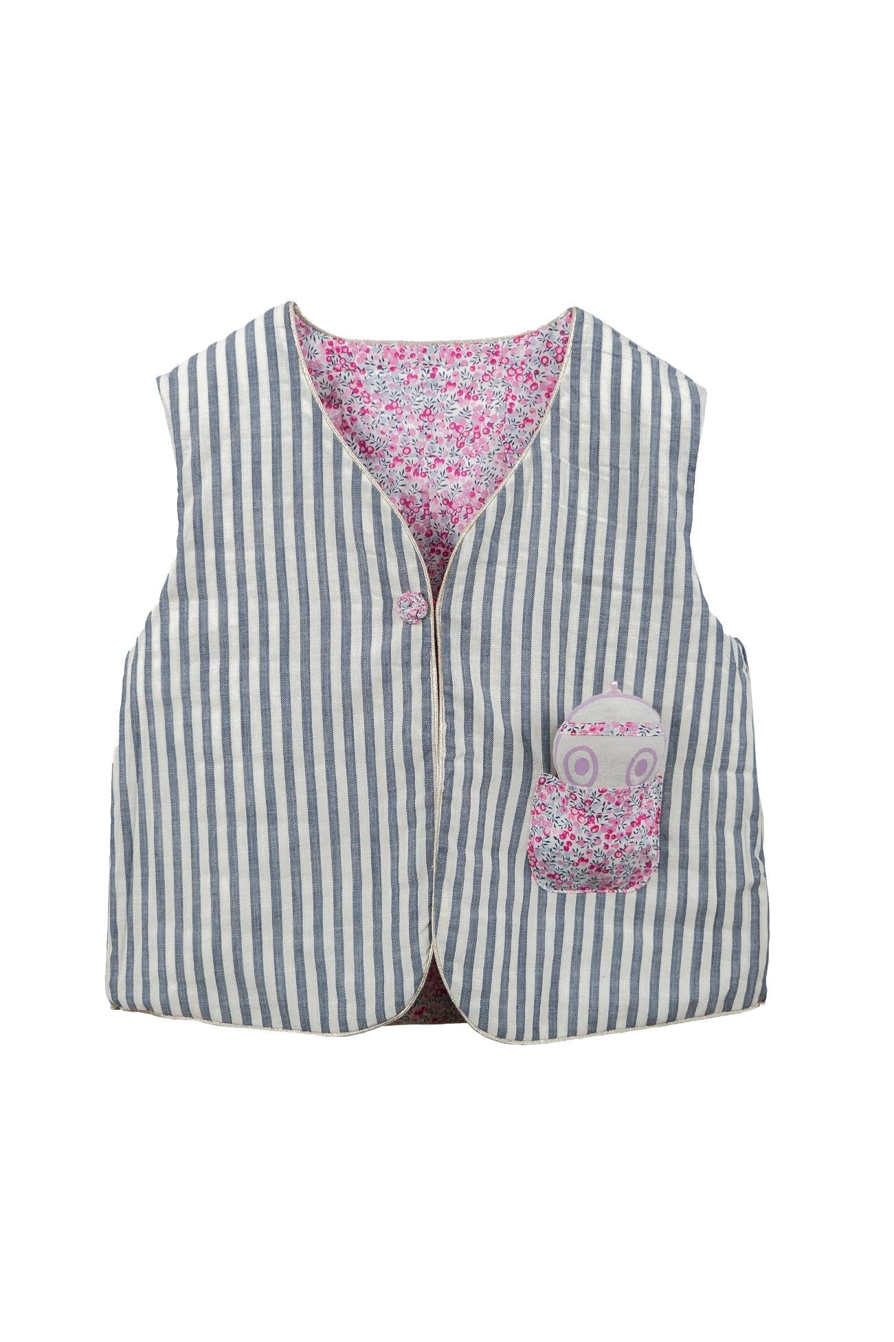 Reversible Kids Vest - Griotte Tagada