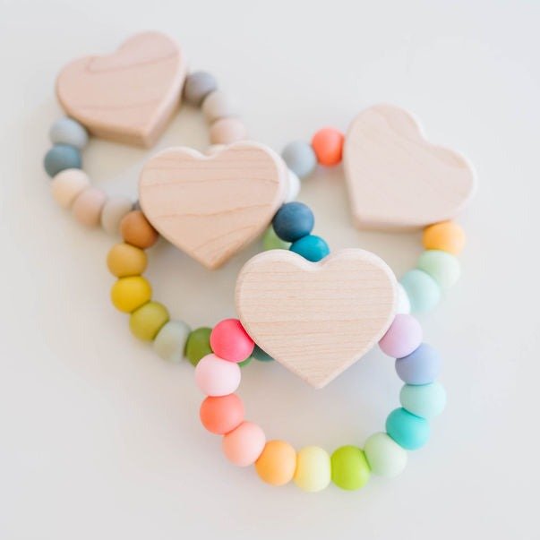 Heart Charm Teether Pacifiers & Teethers Bannor Toys   