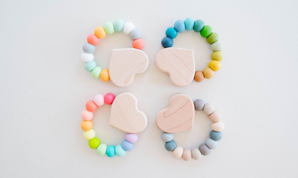 Heart Charm Teether Pacifiers & Teethers Bannor Toys   