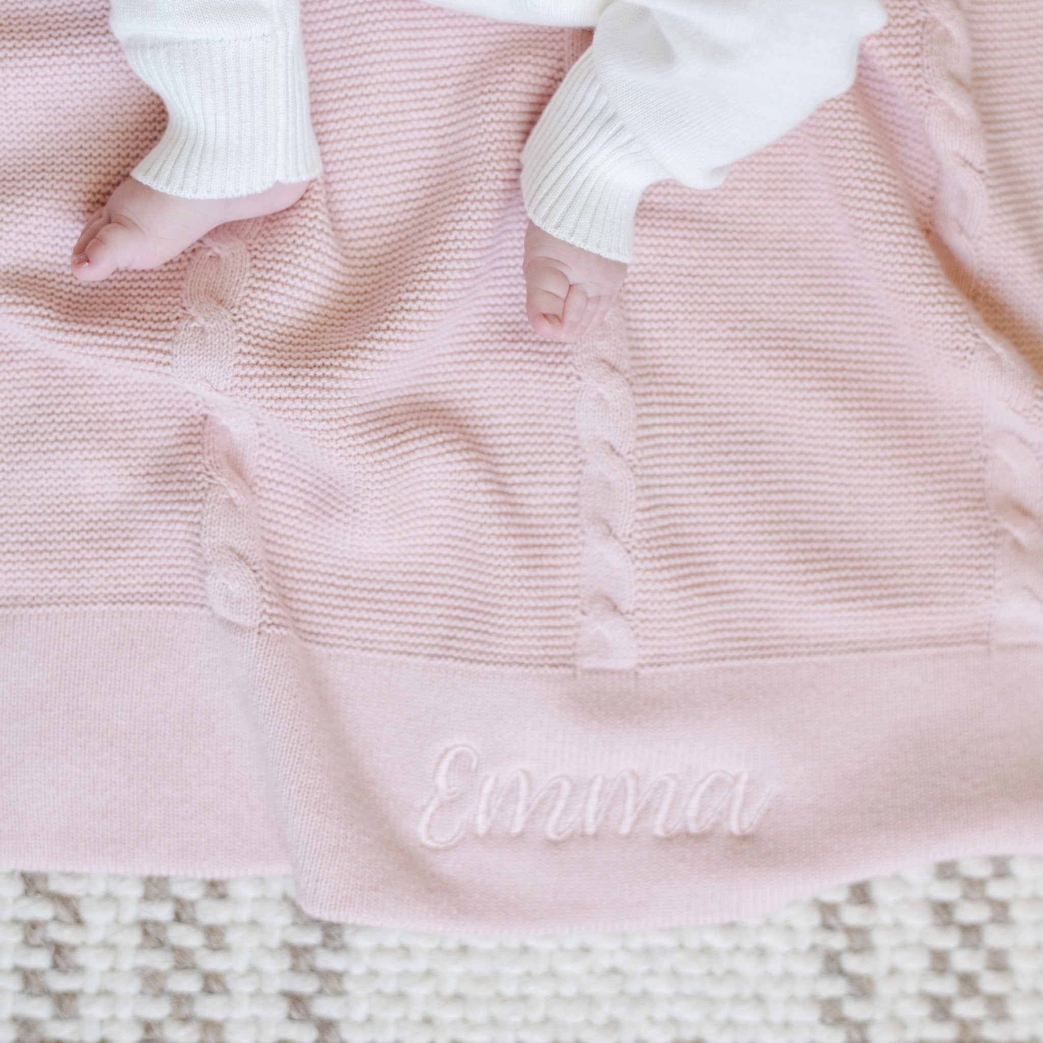 HEIRLOOM COTTON KNIT RECEIVING BLANKETS