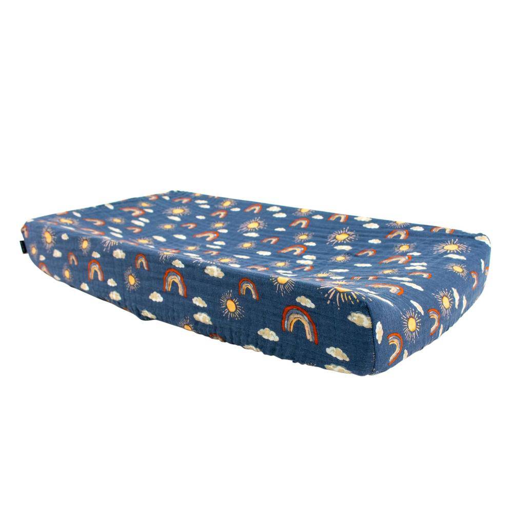 Hello Sunshine Changing Pad Cover Changing Pad Cover Bebe au Lait   