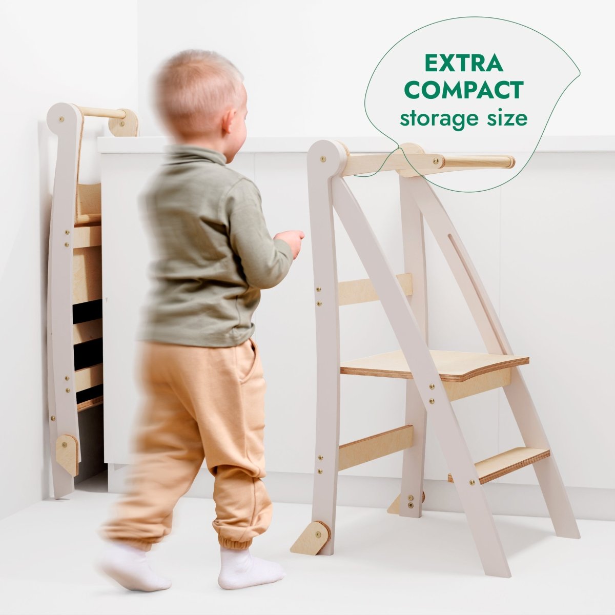 Helper Tower: A Multi-functional Foldable Step Stool for Kids