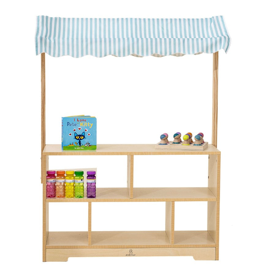 Holly - Wooden Market Shelf and Stand Indoor Avenlur.com   