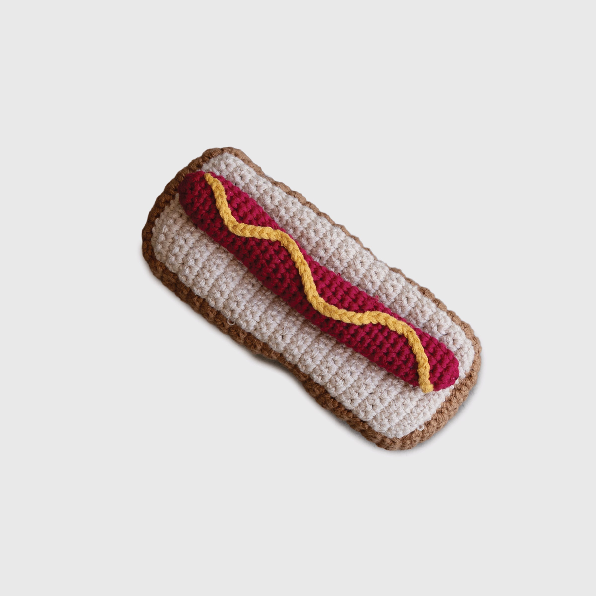 *SHIPS IN 1 WEEK* Knit Rattle | Hot Dog