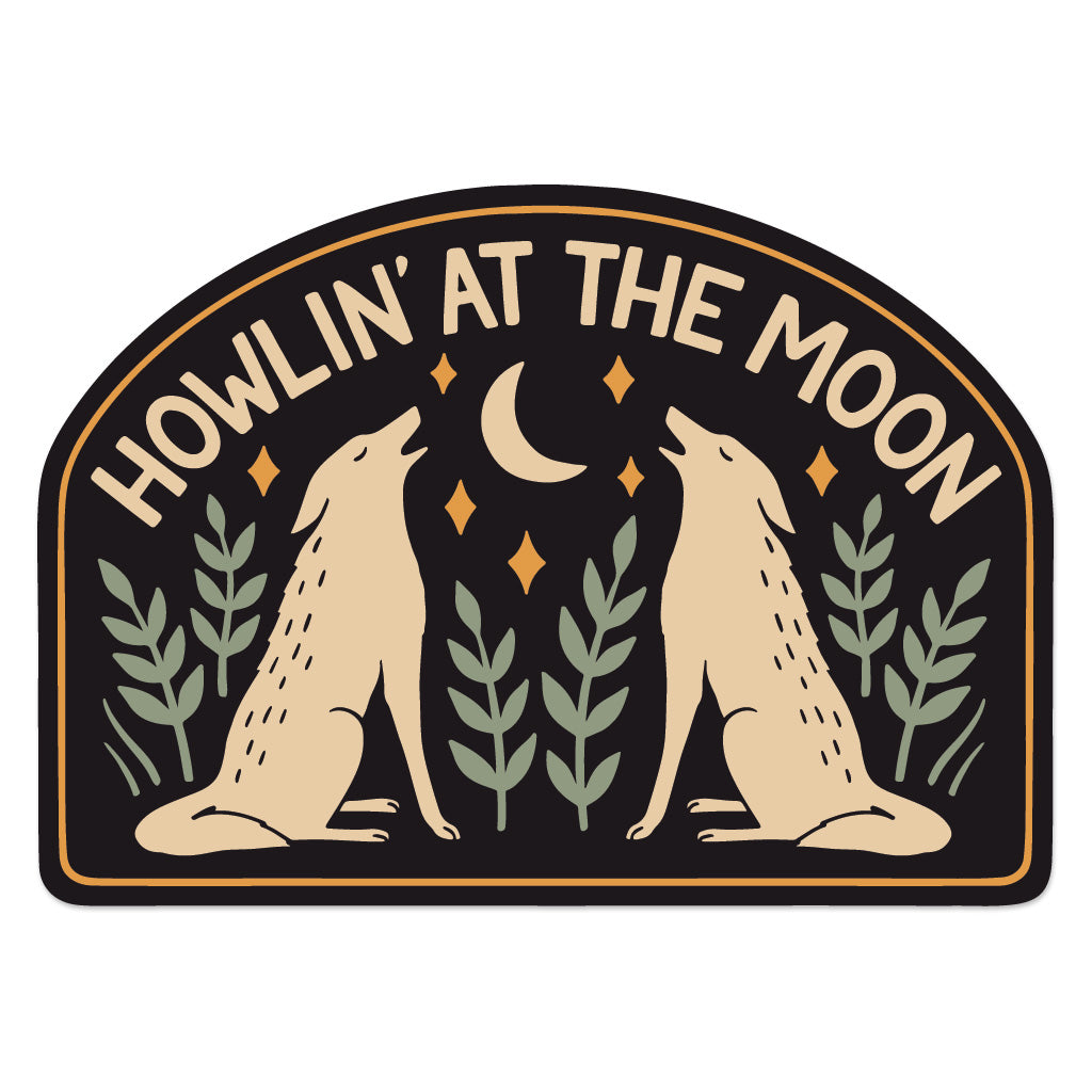 Howlin' At The Moon Sticker
