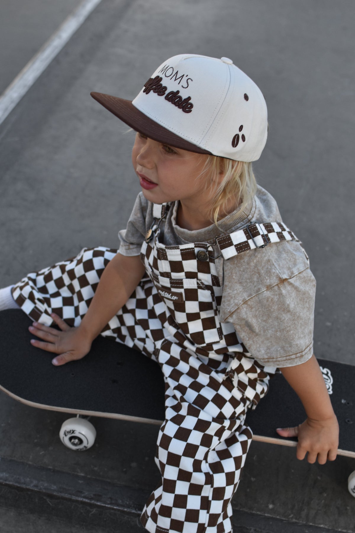 MOMS COFFEE DATE TODDLER SNAPBACK